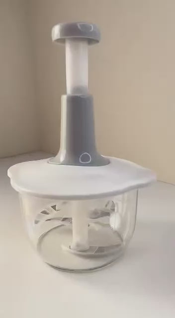 Manual Hand Push Chopper 1.5L – Easy & Quick Food Prep